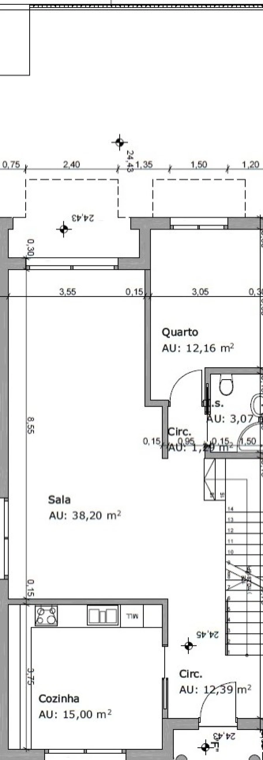 Moradia T4 para Venda em Cascais e Estoril Planta 1