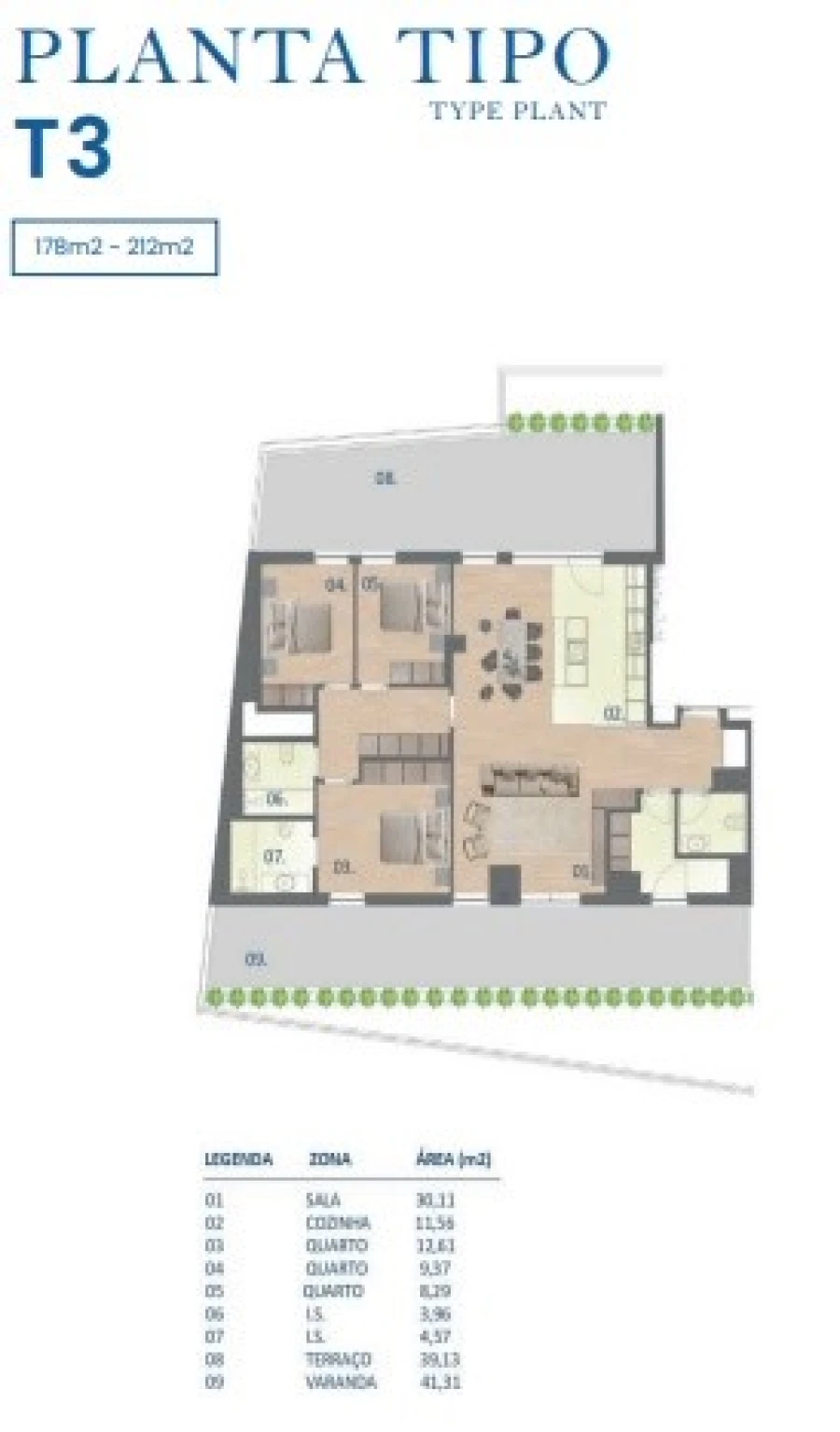 Apartamento T3 para Venda em Campanhã Planta 1