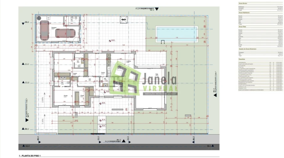 Moradia T3 para Venda em Quinta do Anjo Planta 1