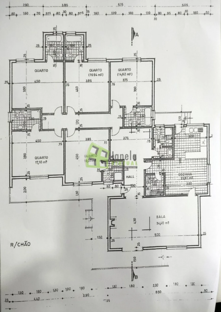 Moradia T5 para Venda em Quinta do Anjo Planta 1