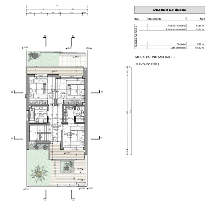 Moradia T3 para Venda em Vialonga Planta 4