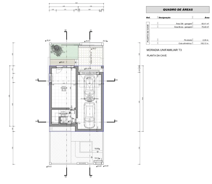 Moradia T3 para Venda em Vialonga Planta 2