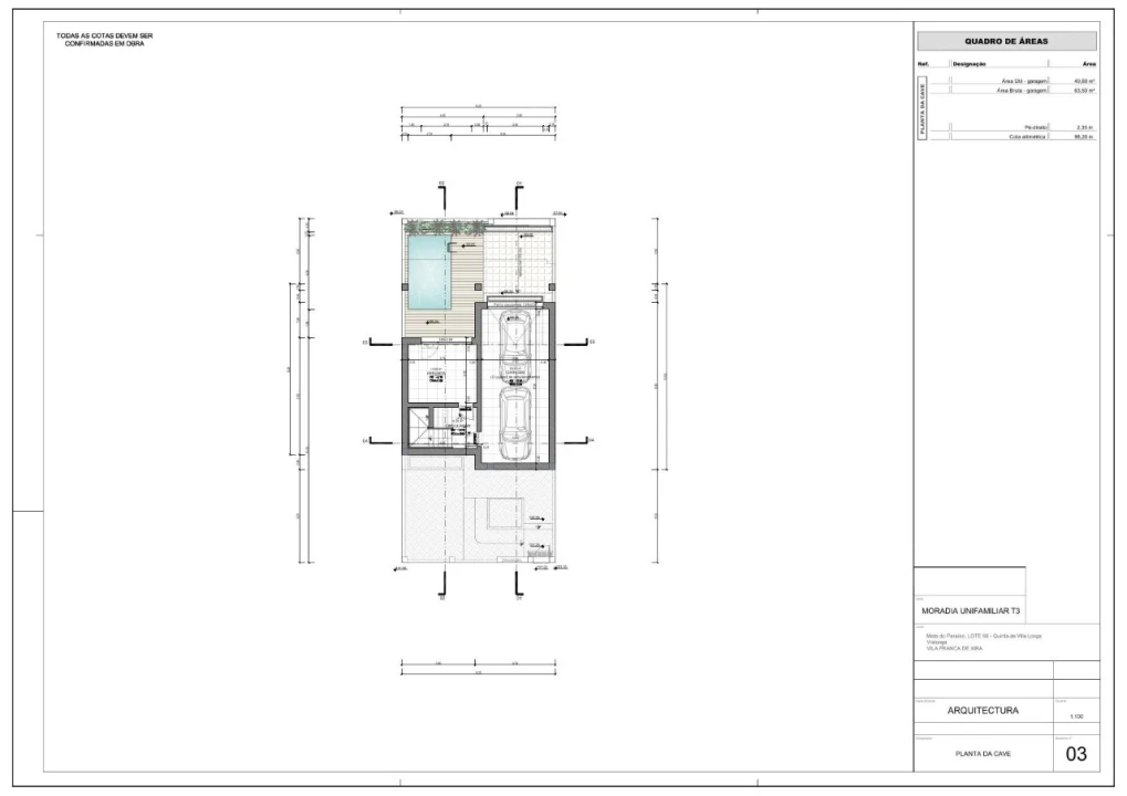Moradia T4 para Venda em Vialonga Planta 3