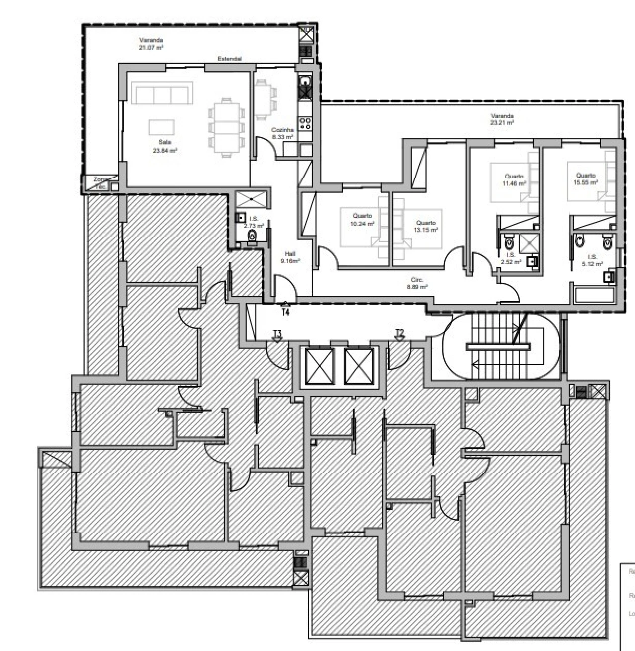 Apartamento T4 para Venda em Portimão Planta 2