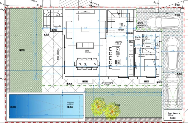 Moradia T4 para Venda em Alcabideche Planta 2