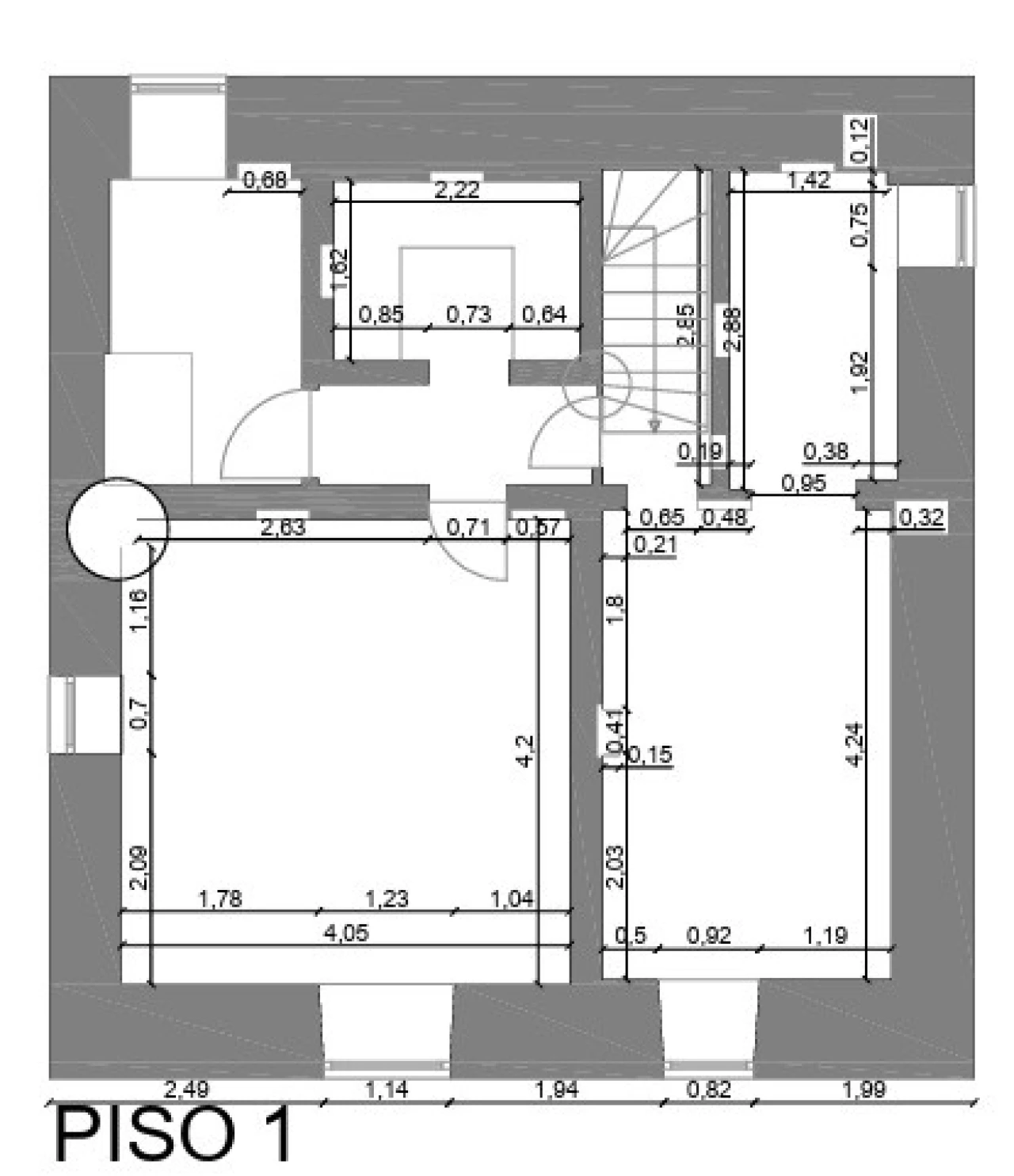 Moradia T3 para Venda em Santiago dos Velhos Planta 2