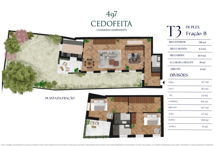 Apartamento T3 para Venda em Cedofeita, Santo Ildefonso, Sé, Miragaia, São Nicolau e Vitória Planta 1