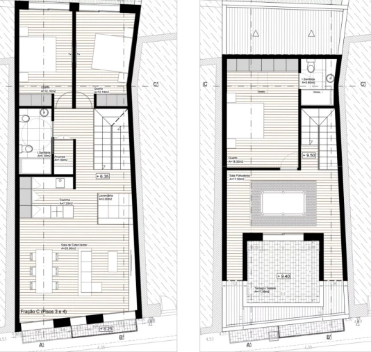 Apartamento T3 para Venda em Esposende, Marinhas e Gandra Planta 1
