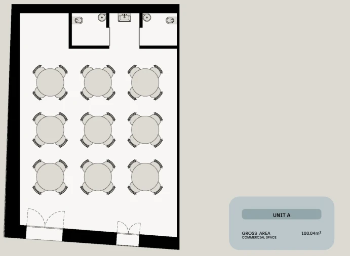Loja para Venda em Santa Marinha e São Pedro da Afurada Planta 1