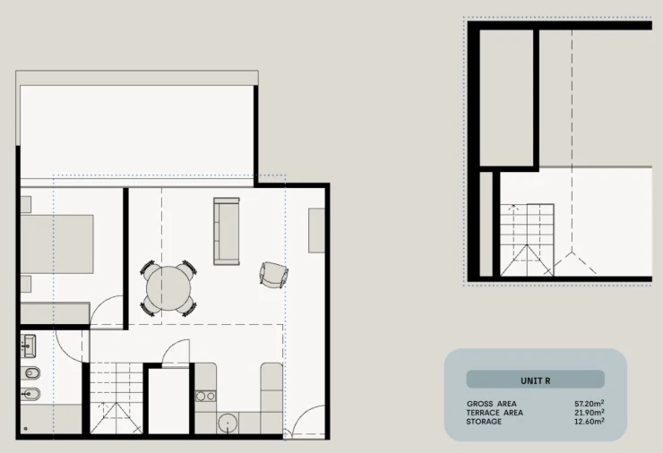 Apartamento T1 para Venda em Santa Marinha e São Pedro da Afurada Planta 1