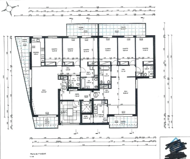 Apartamento T3 para Venda em Tavira (Santa Maria e Santiago) Planta 1