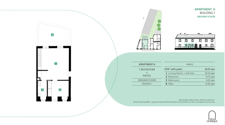 Apartamento T1 para Venda em Campo de Ourique Planta 1