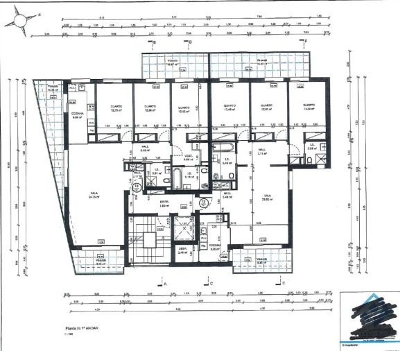 Apartamento T3 para Venda em Tavira (Santa Maria e Santiago) Planta 1