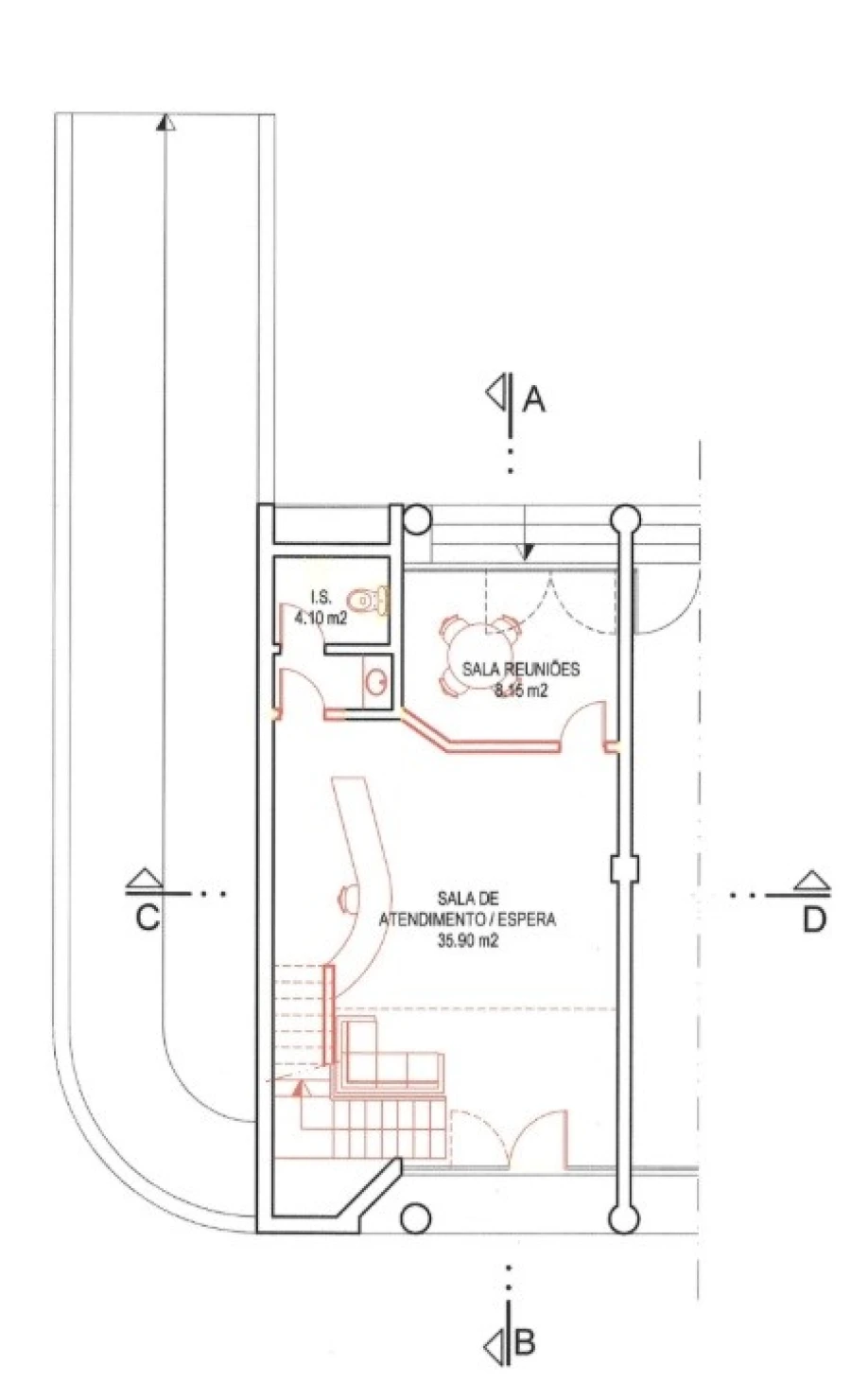 Loja para Venda em Peniche Planta 1