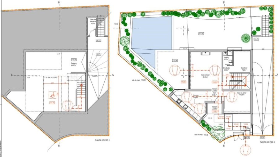 Moradia T3 para Venda em Alcabideche Planta 1