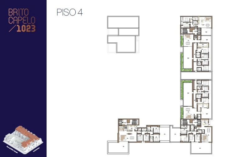 Apartamento T4 para Venda em Matosinhos e Leça da Palmeira Planta 2