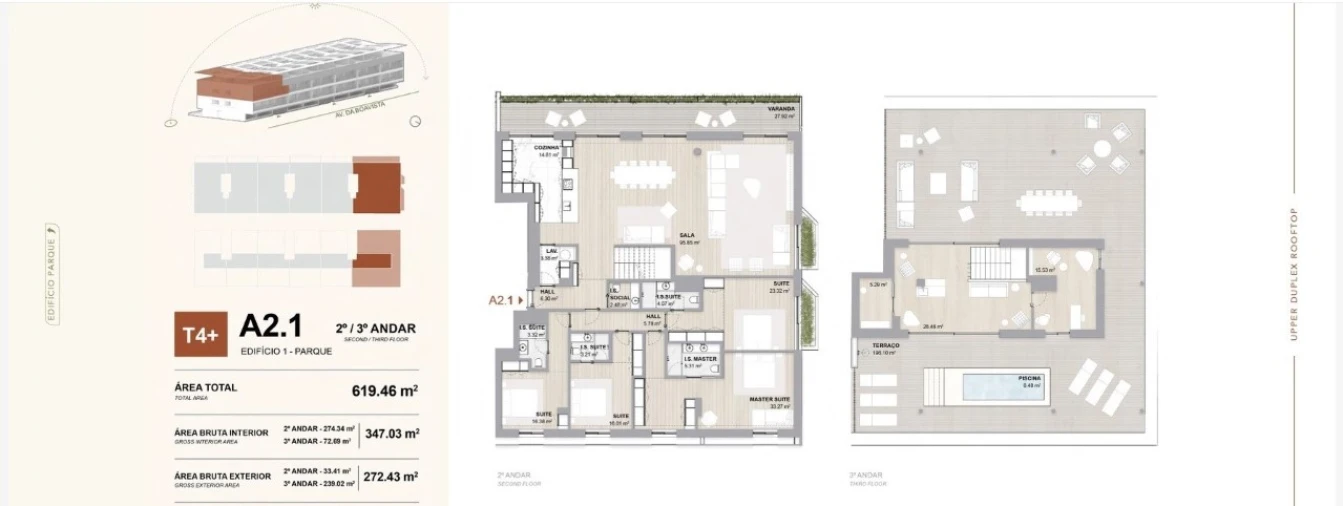 Apartamento T4 para Venda em Aldoar, Foz do Douro e Nevogilde Planta 1