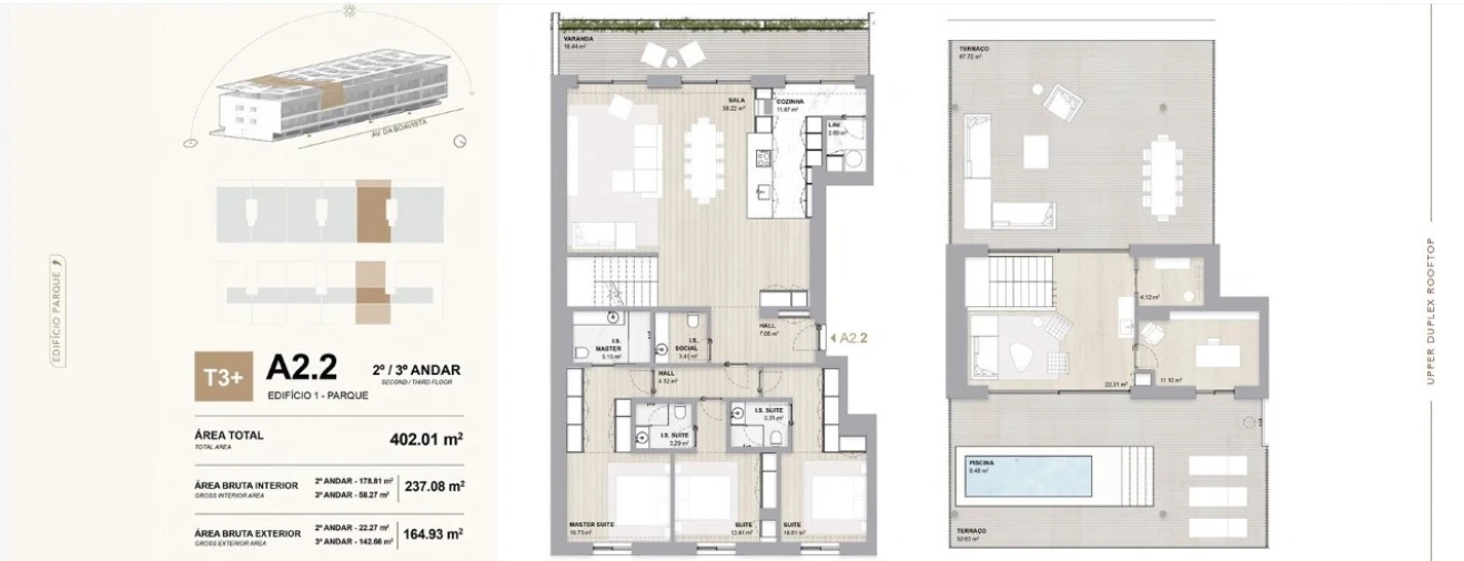 Apartamento T3 para Venda em Aldoar, Foz do Douro e Nevogilde Planta 1
