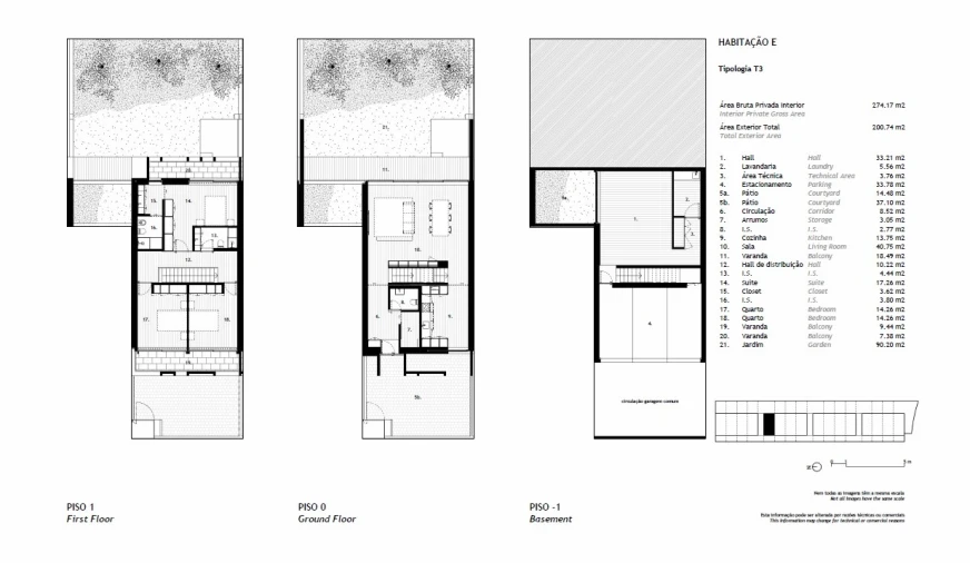 Moradia T3 para Venda em Arcozelo Planta 1