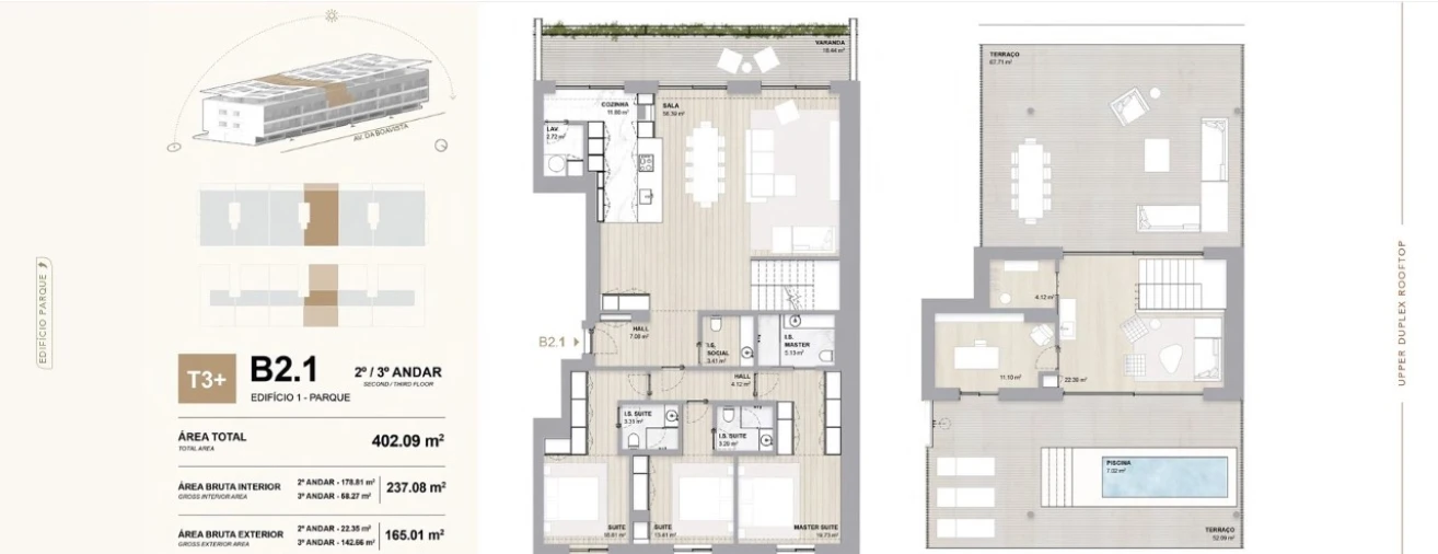 Apartamento T3 para Venda em Aldoar, Foz do Douro e Nevogilde Planta 1