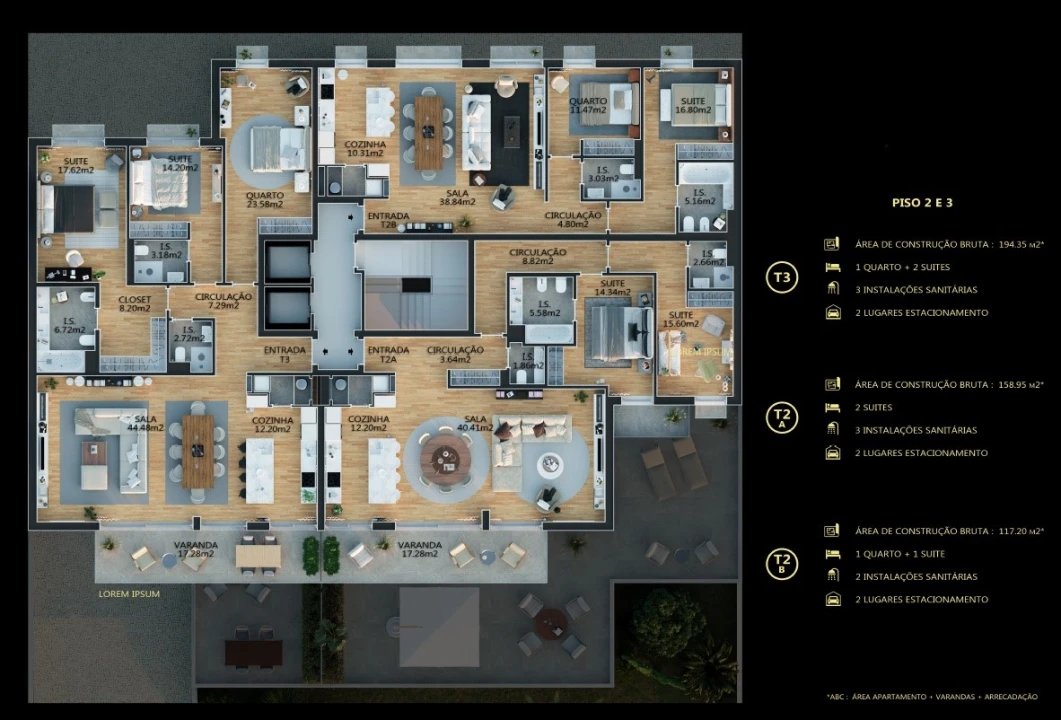 Apartamento T2 para Venda em Campolide Planta 2