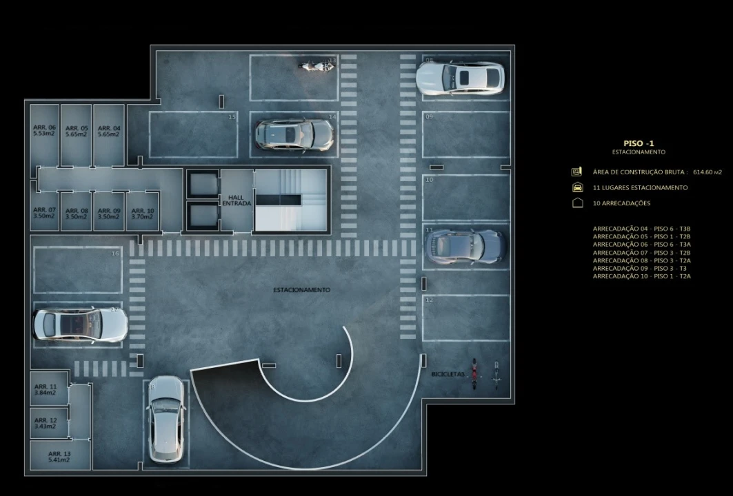 Apartamento T1 para Venda em Campolide Planta 4