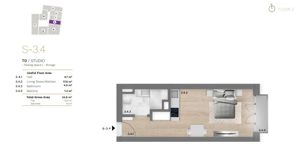 Apartamento para Venda em Bonfim Planta 1