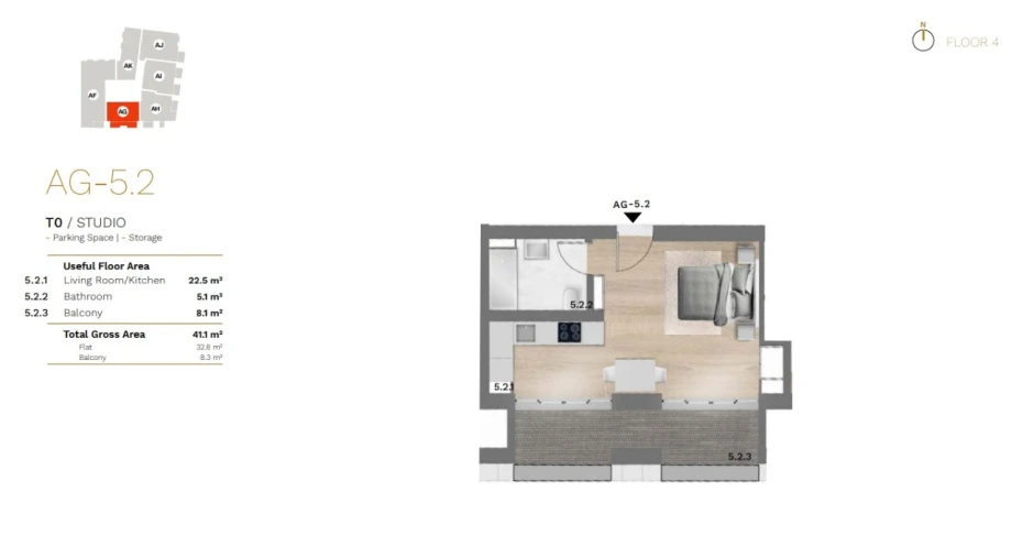 Apartamento para Venda em Bonfim Planta 1