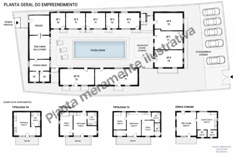 Moradia T11 para Venda em Grândola e Santa Margarida da Serra Planta 1