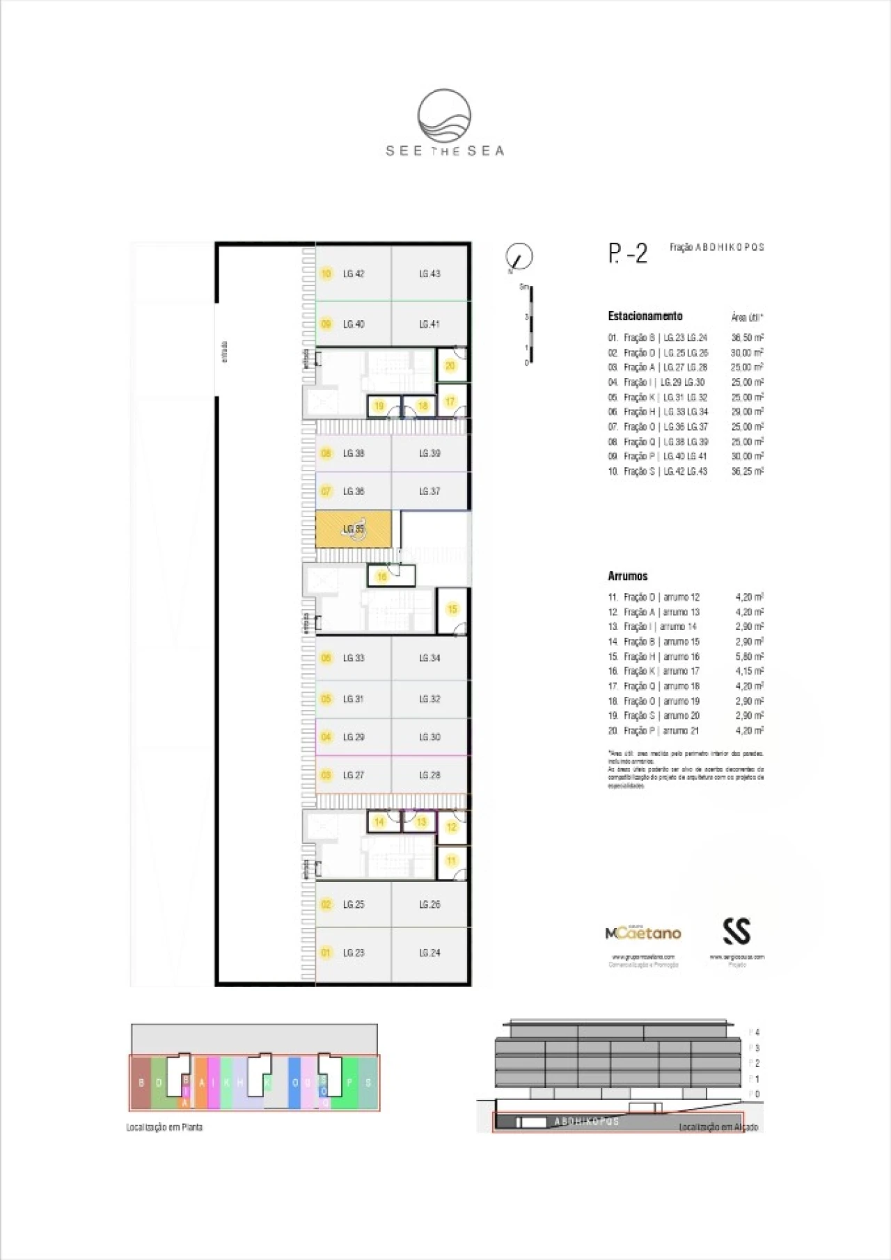 Apartamento T2 para Venda em Canidelo Planta 3