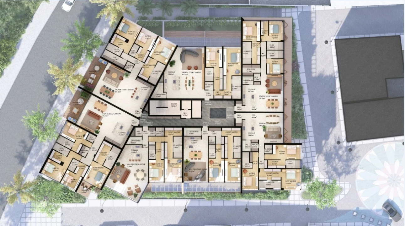 Apartamento T2 para Venda em Cascais e Estoril Planta 2