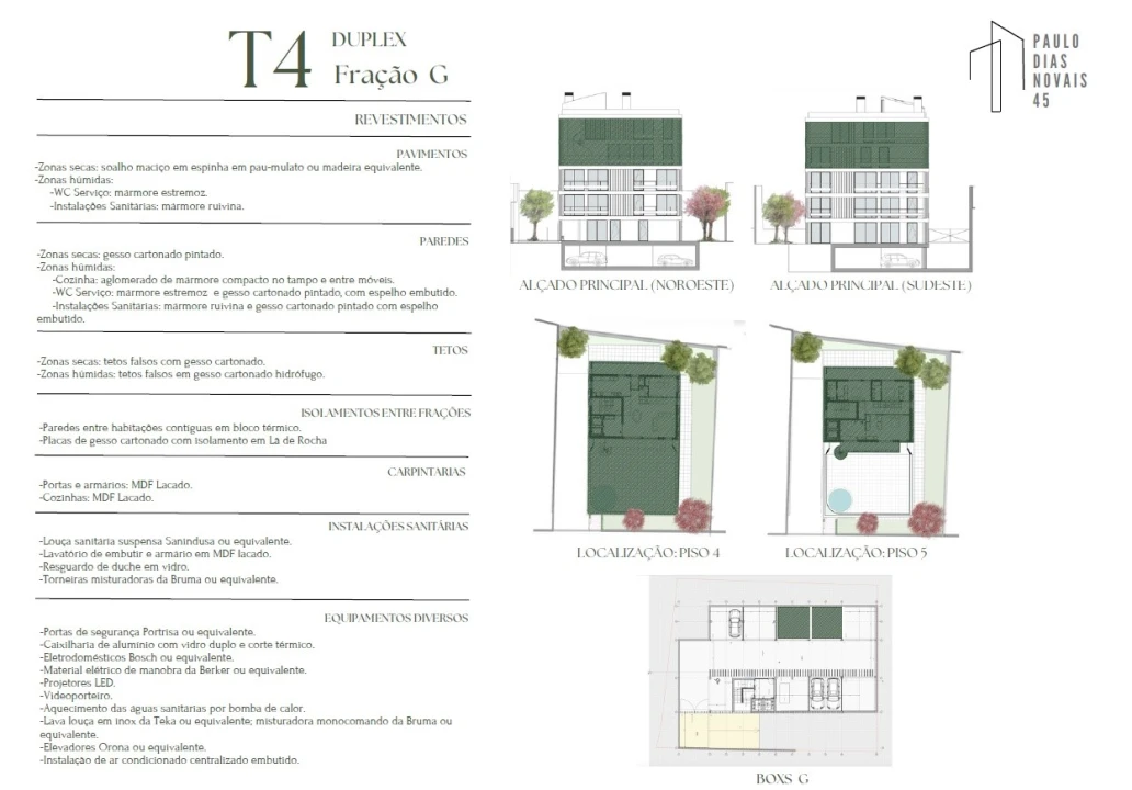 Apartamento T4 para Venda em Lordelo do Ouro e Massarelos Planta 2