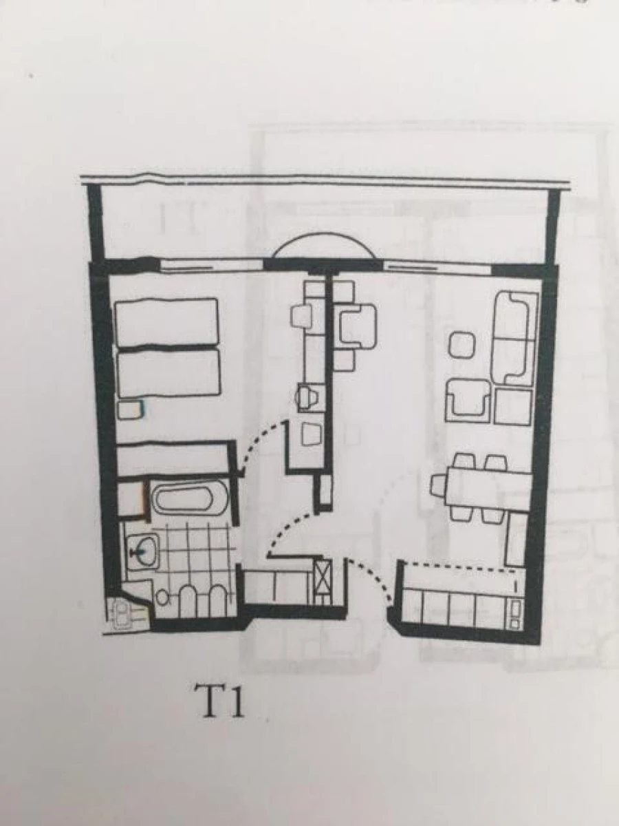 Apartamento T1 para Venda em Albufeira e Olhos de Água Planta 1