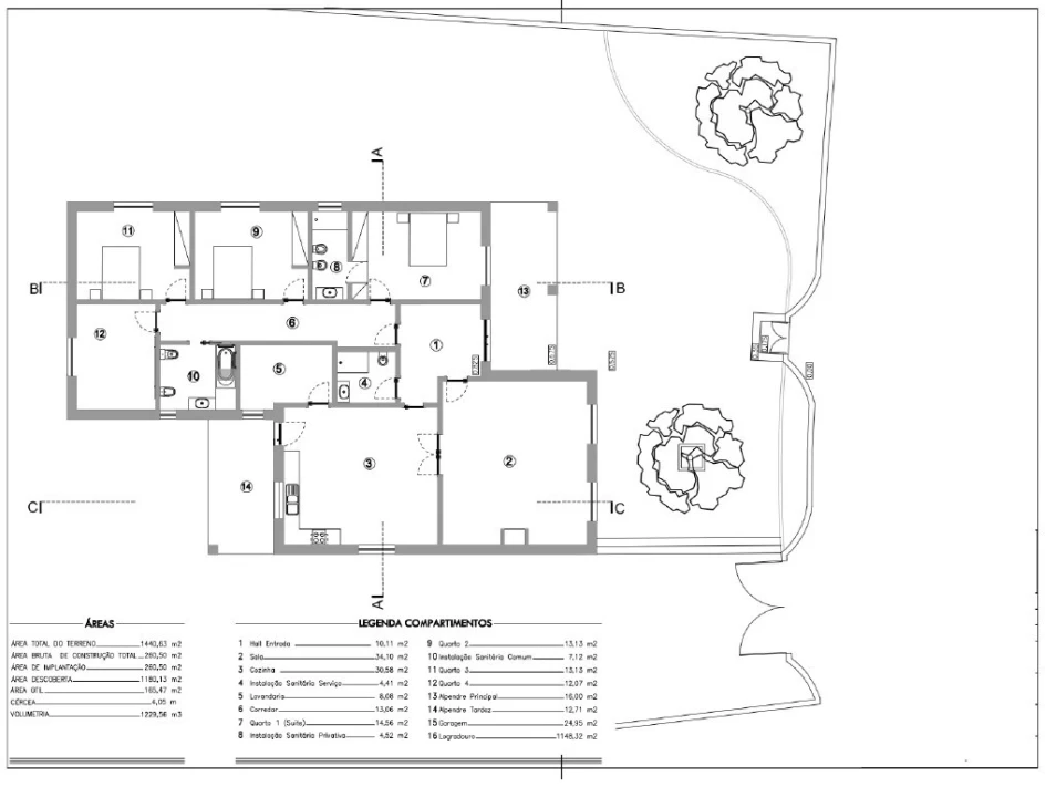 Moradia T4 para Venda em Alter do Chão Planta 2