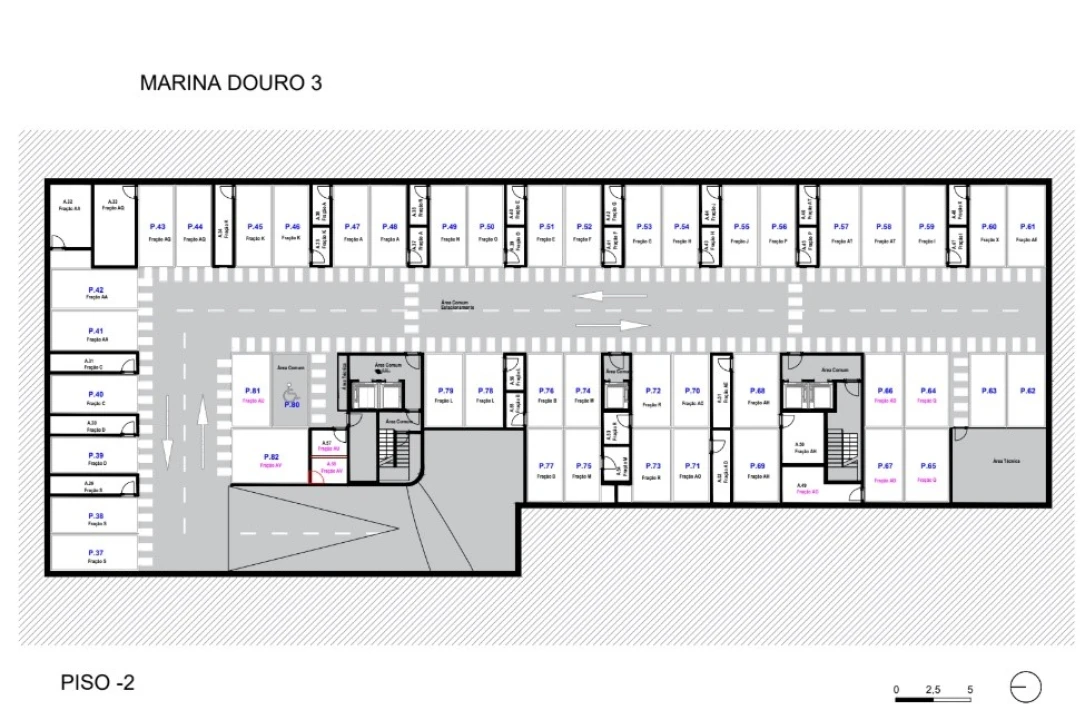 Apartamento T3 para Venda em Canidelo Planta 2