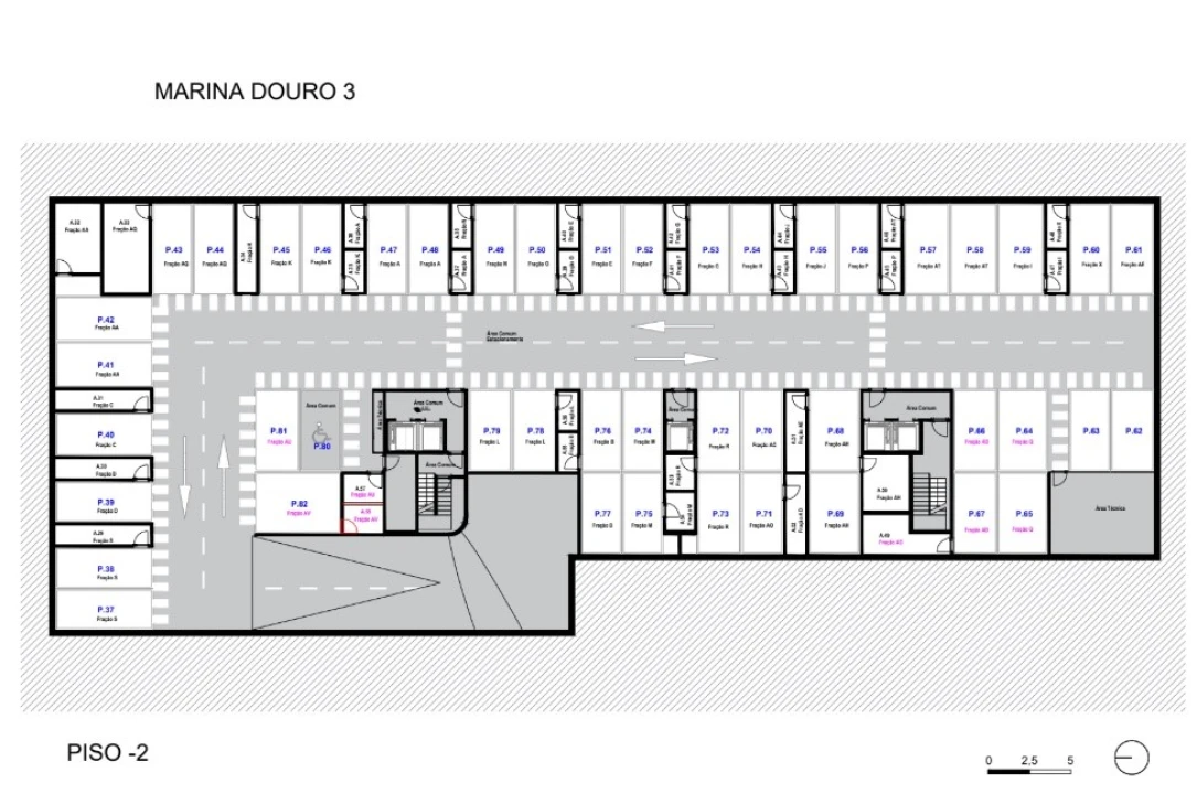Apartamento T3 para Venda em Canidelo Planta 2