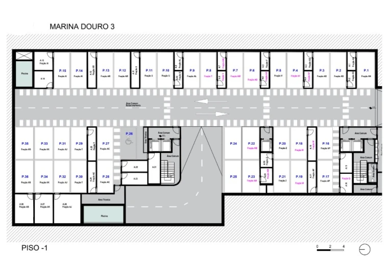 Apartamento T3 para Venda em Canidelo Planta 2