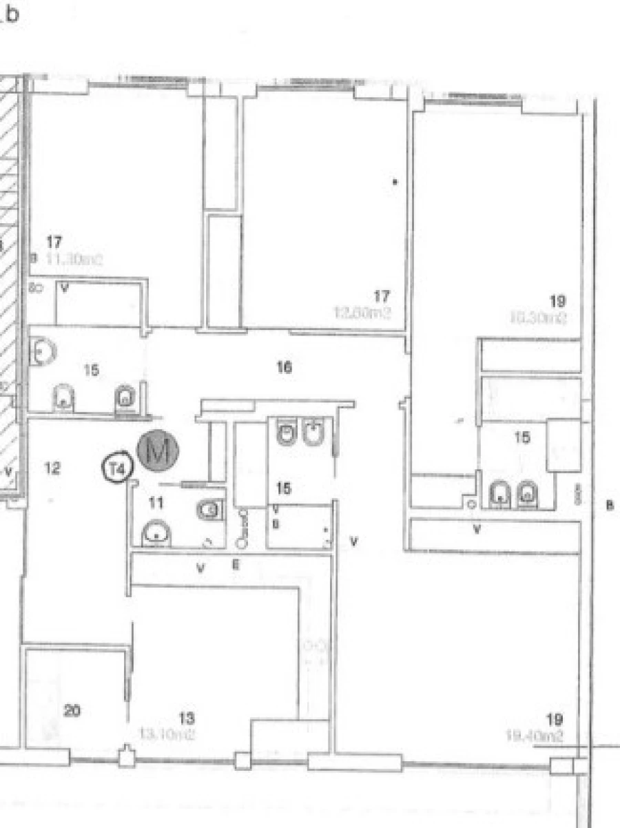 Apartamento T4 para Arrendamento em Matosinhos e Leça da Palmeira Planta 1