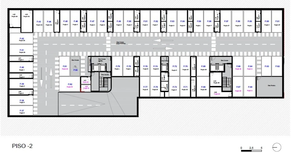 Apartamento T3 para Venda em Canidelo Planta 2