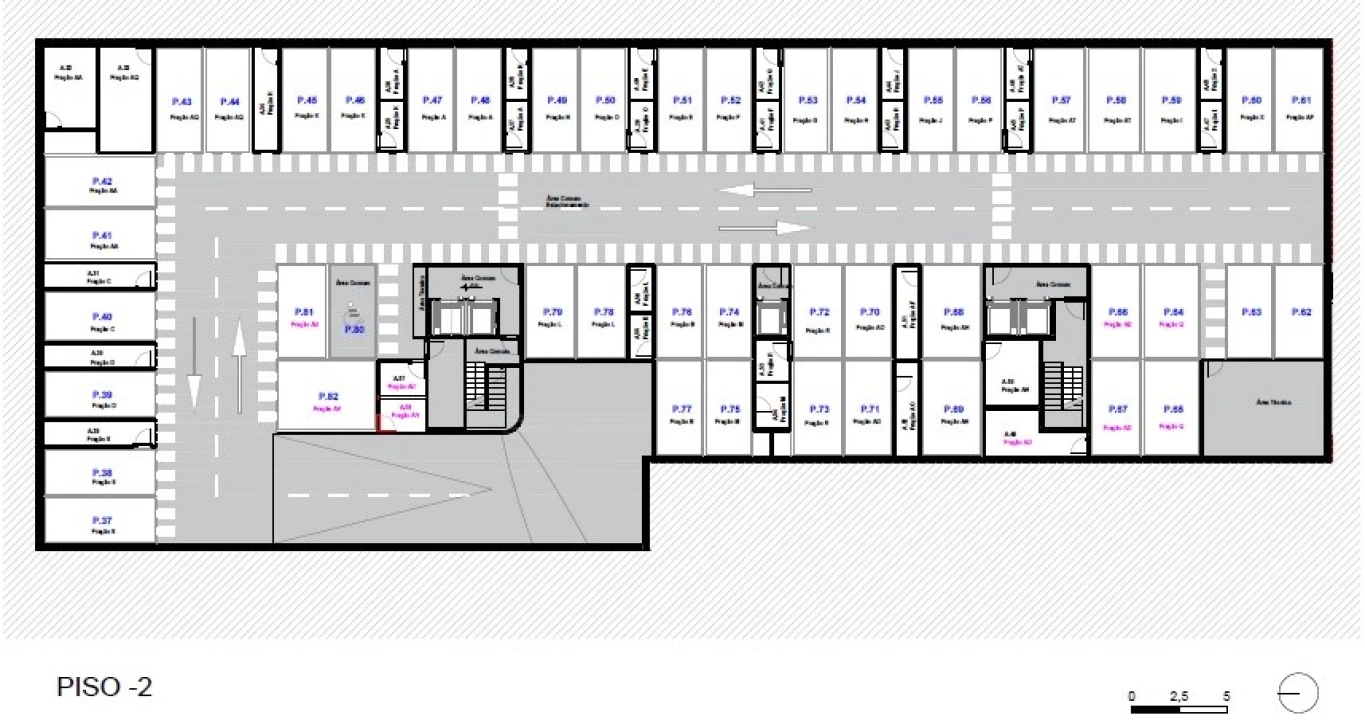 Apartamento T3 para Venda em Canidelo Planta 2