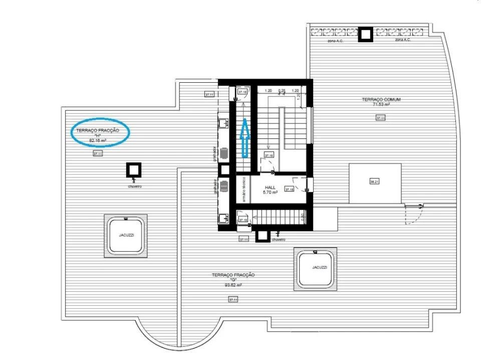Apartamento T3 para Venda em Tavira (Santa Maria e Santiago) Planta 2