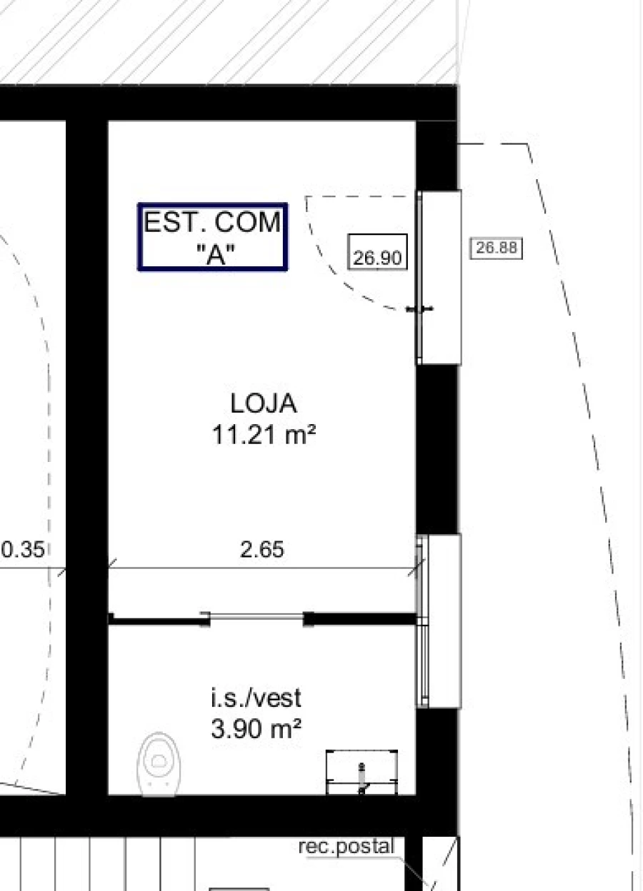 Loja para Venda em Tavira (Santa Maria e Santiago) Planta 1