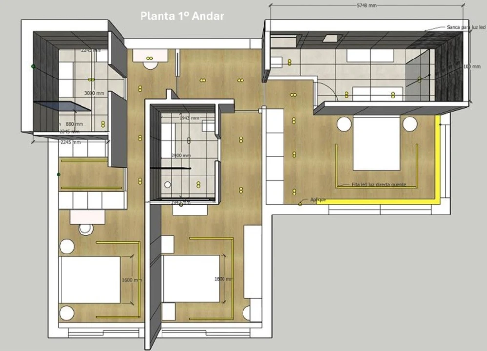 Moradia T4 para Venda em Luz de Tavira e Santo Estêvão Planta 2