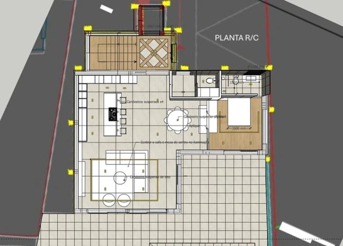 Moradia T4 para Venda em Luz de Tavira e Santo Estêvão Planta 1