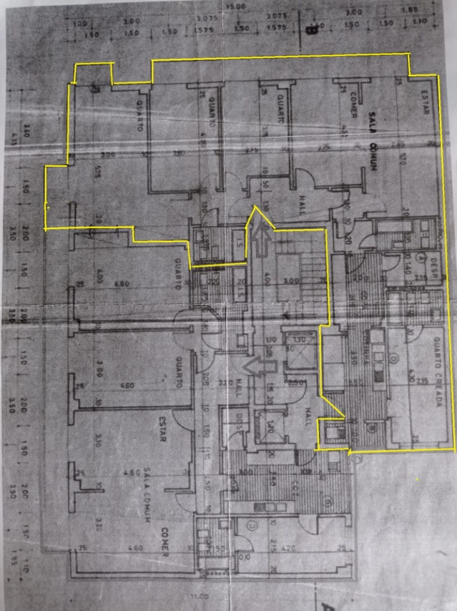 Apartamento T4 para Venda em Alvalade Planta 1