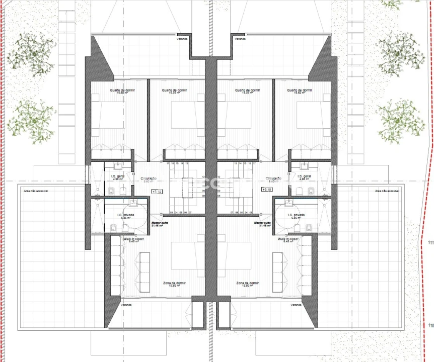 Moradia T3 para Venda em Campo e Tamel (São Pedro Fins) Planta 2