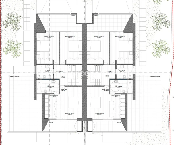Moradia T3 para Venda em Campo e Tamel (São Pedro Fins) Planta 2