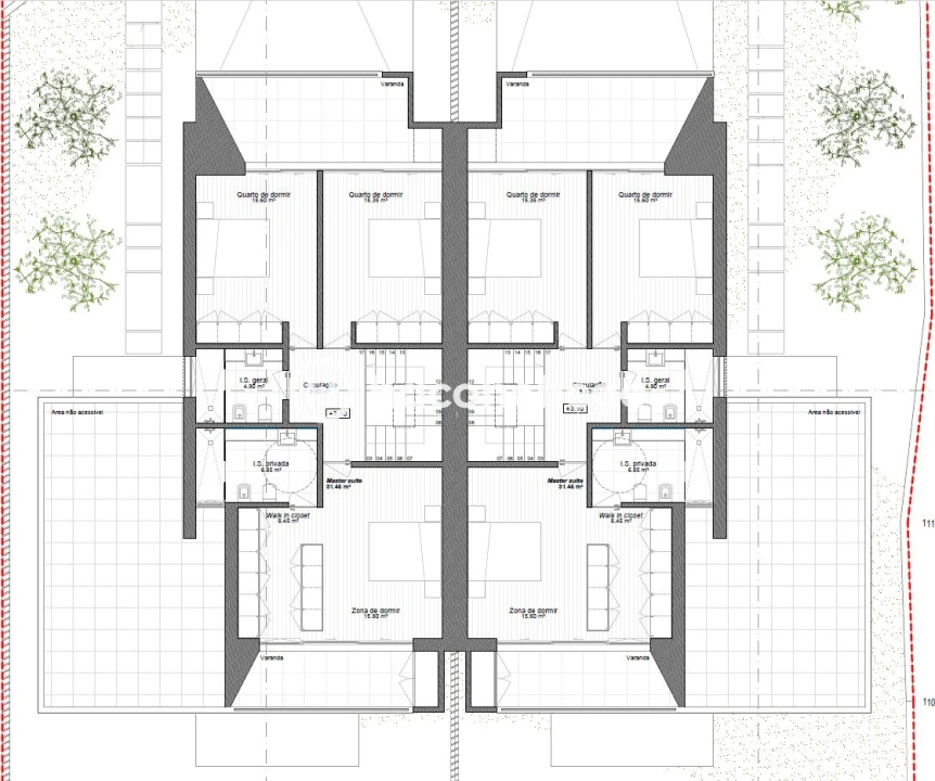 Moradia T3 para Venda em Campo e Tamel (São Pedro Fins) Planta 2