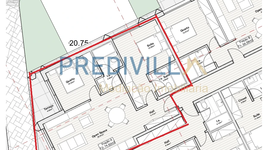 Apartamento T2 para Venda em Labruge
