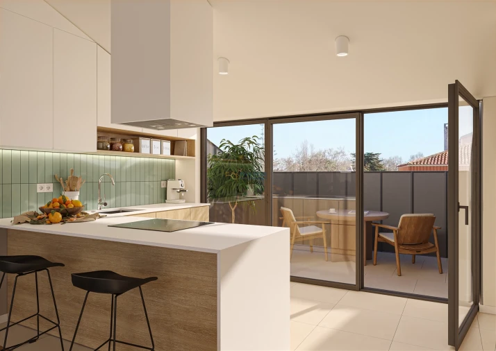 Apartamento T2 para Venda em Carcavelos e Parede Foto 4